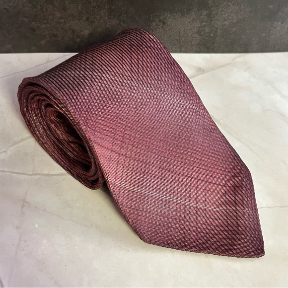 Calvin Klein Burgundy 60” Tie - Picture 1 of 3